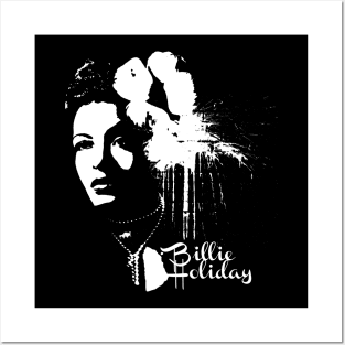 Billie Holiday stencil Posters and Art